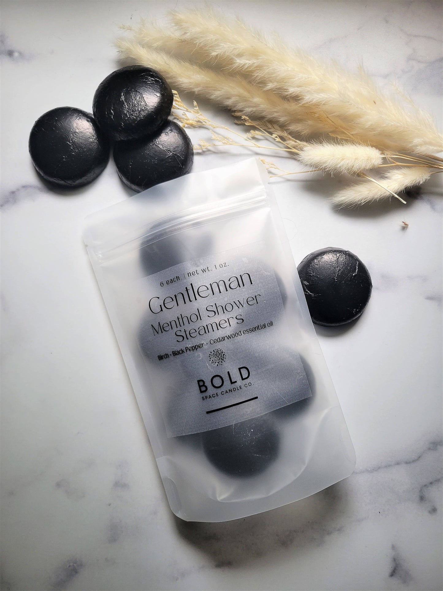 Gentleman- Black Pepper & Cedarwood Shower Steamers - 6 pack