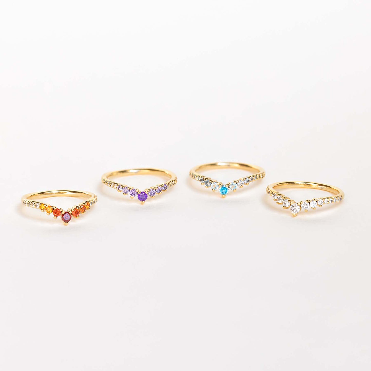 Birthstone Ring: Silver / October / 6