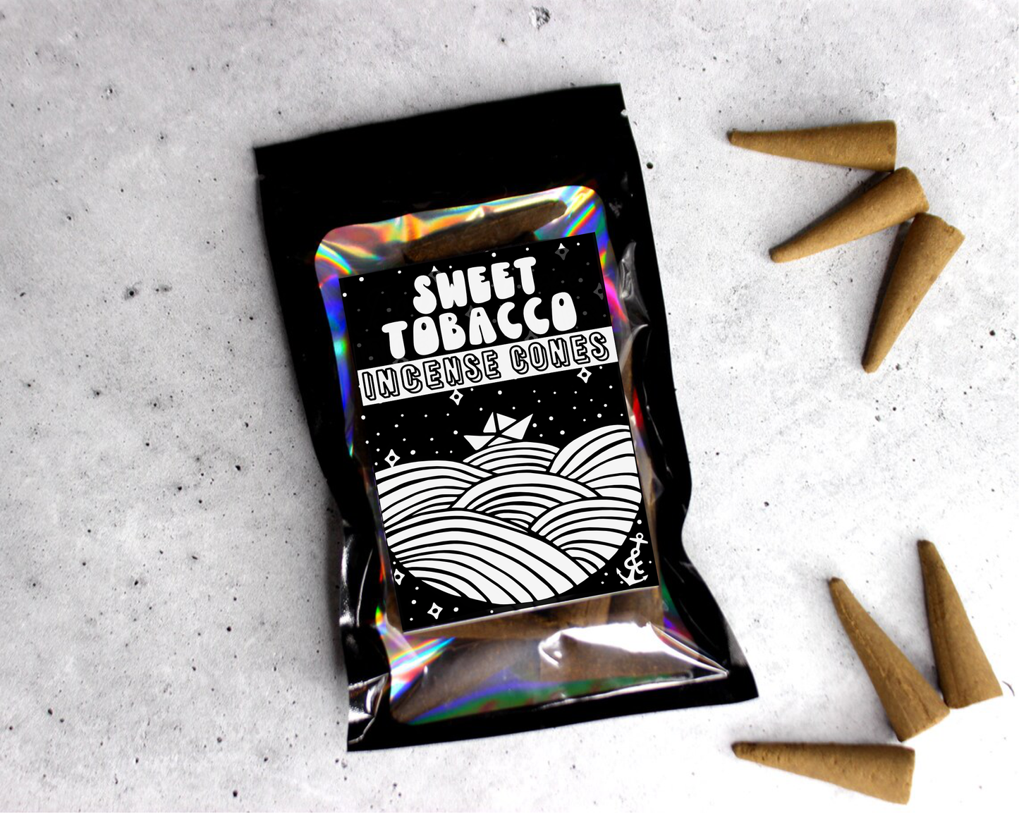 Sweet Tobacco | Incense Cones | Backflow Cones | Waterfall