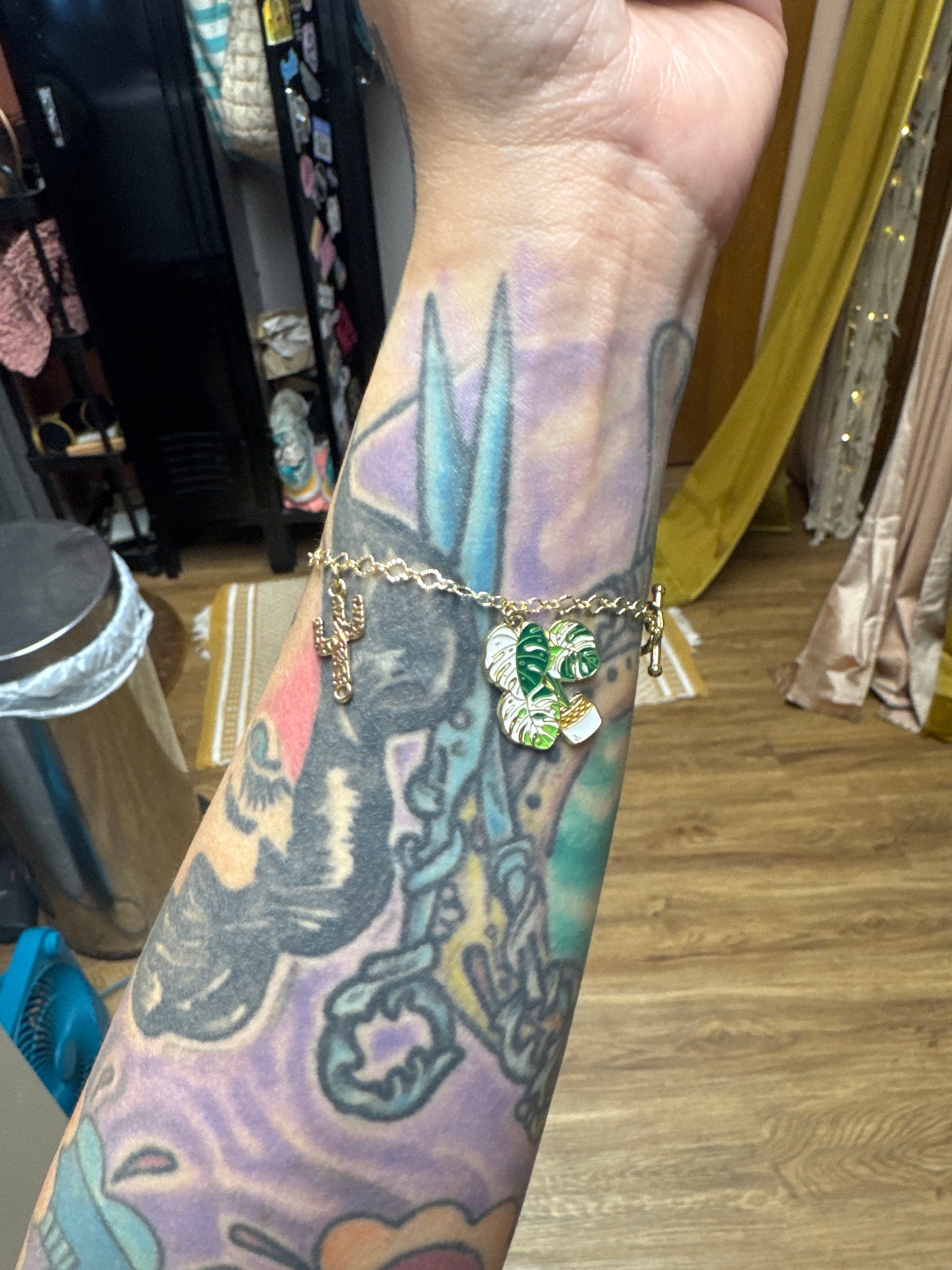 Plant lovers Charm Bracelet