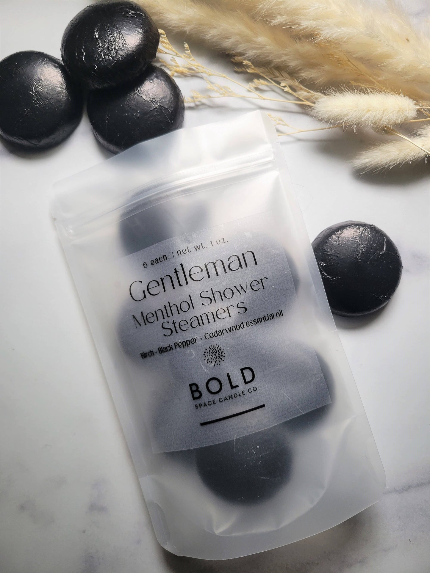 Gentleman- Black Pepper & Cedarwood Shower Steamers - 6 pack