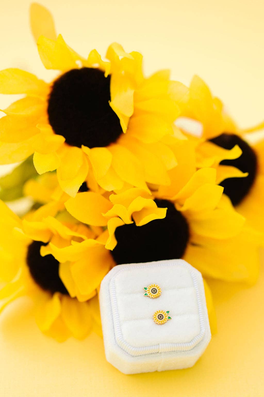 Sunflower Stud Earrings