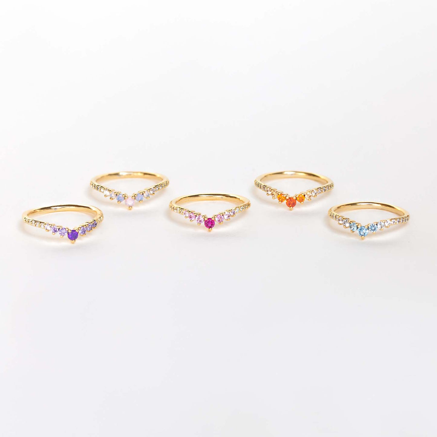Birthstone Ring: Silver / October / 6