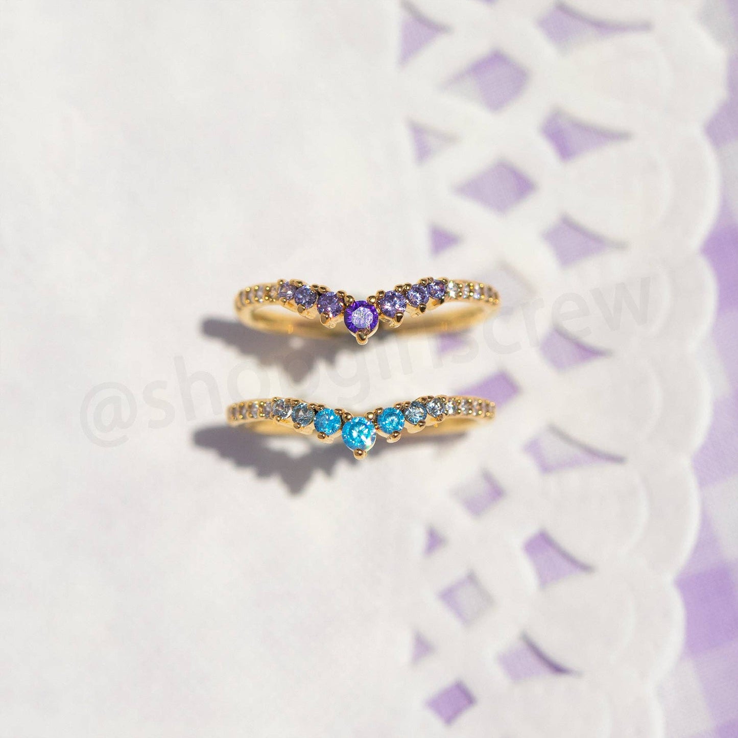 Birthstone Ring: Silver / October / 6