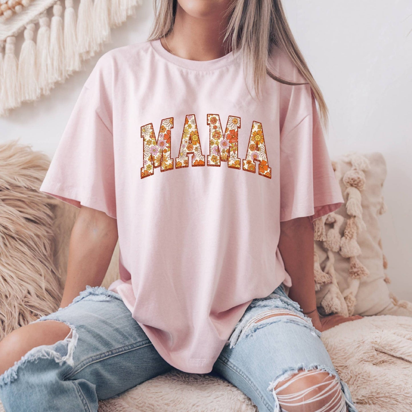 Flowered Mama DTF Transfer
