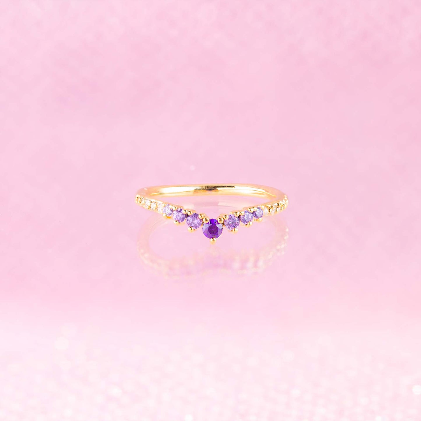 Birthstone Ring: Silver / October / 6