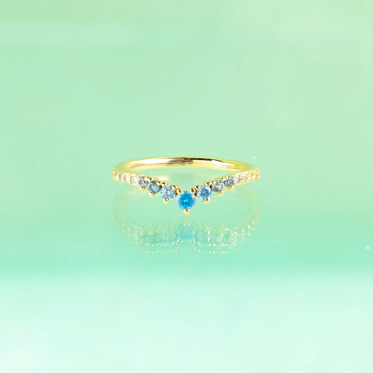 Birthstone Ring: Silver / October / 6