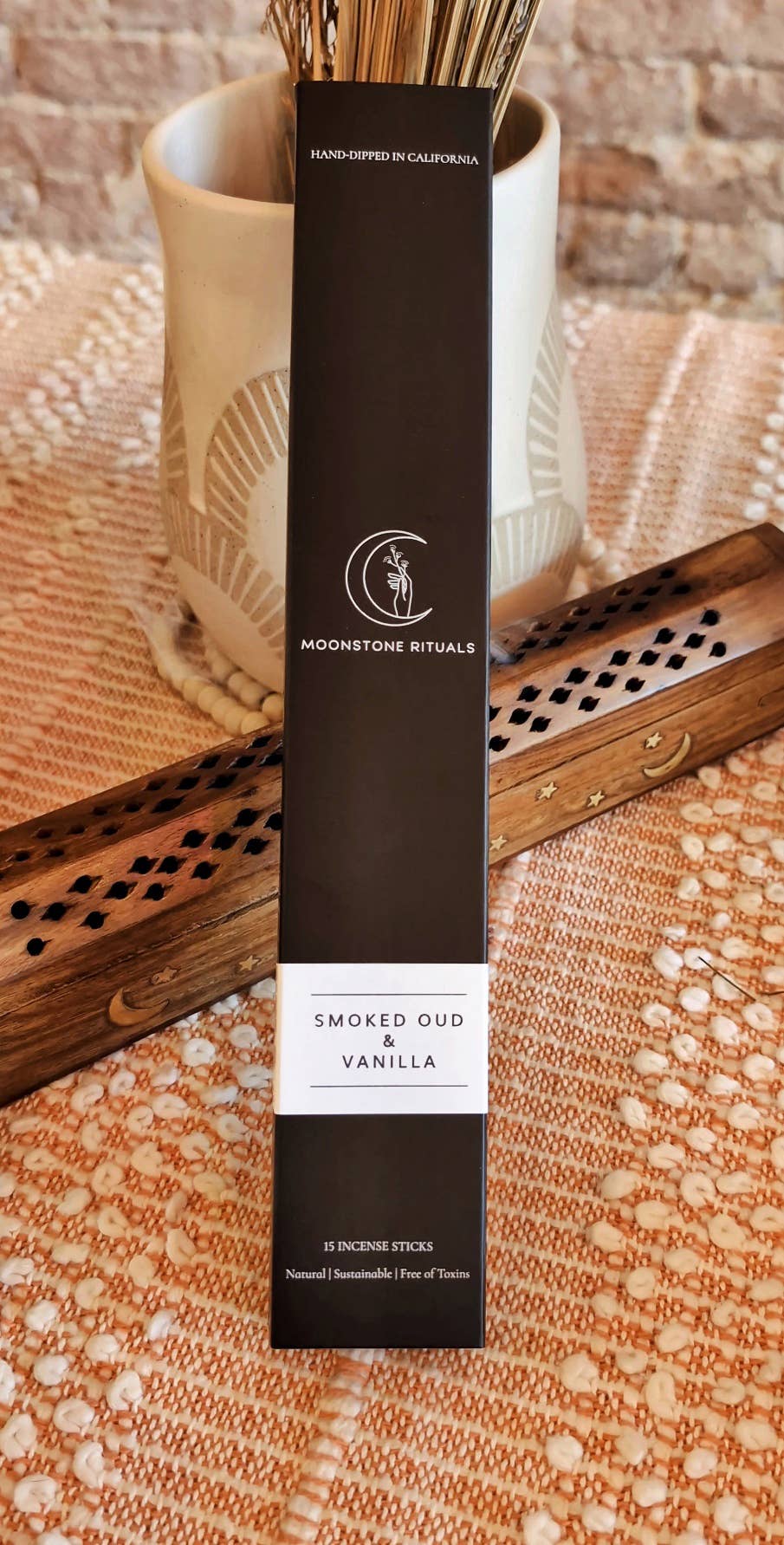 Smoked Oud & Vanilla Charcoal Incense Sticks