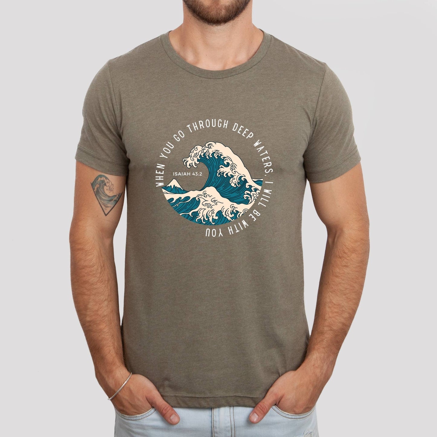 When You Go Through Deep Waters DTF Transfer