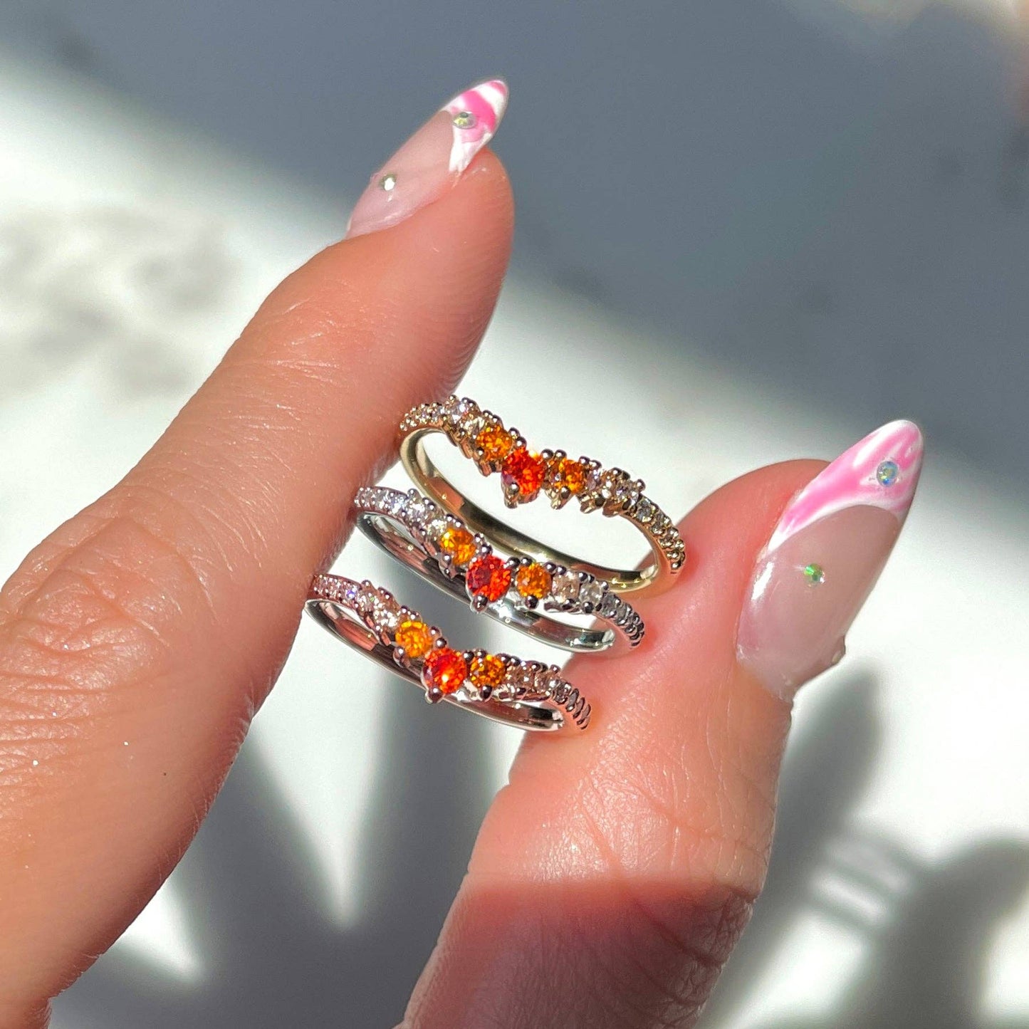 Birthstone Ring: Silver / October / 6