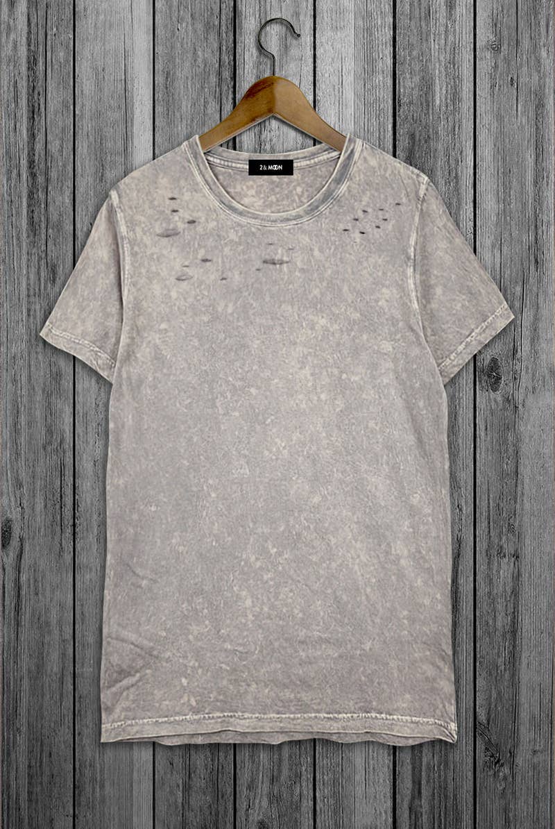 Giving DIE CUT Mineral Washed 100% Cotton Tee.