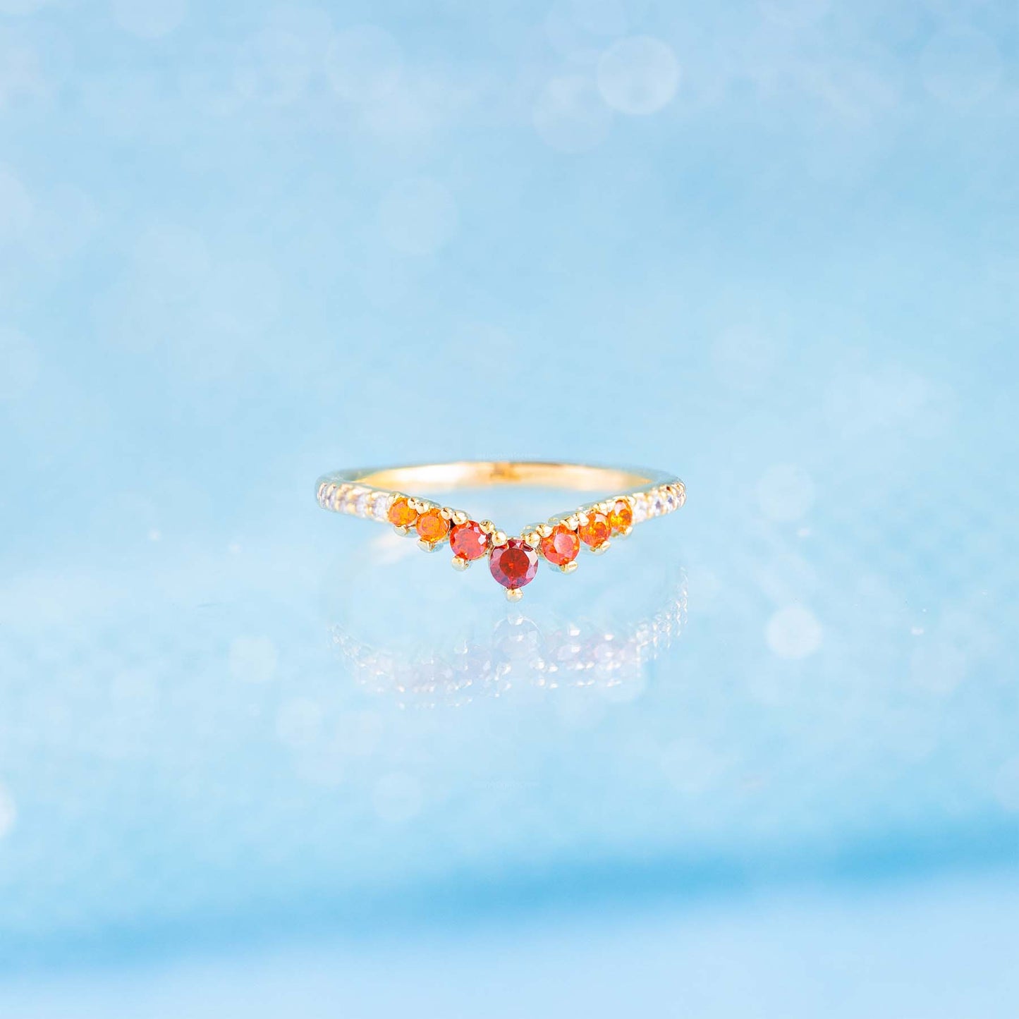 Birthstone Ring: Silver / October / 6