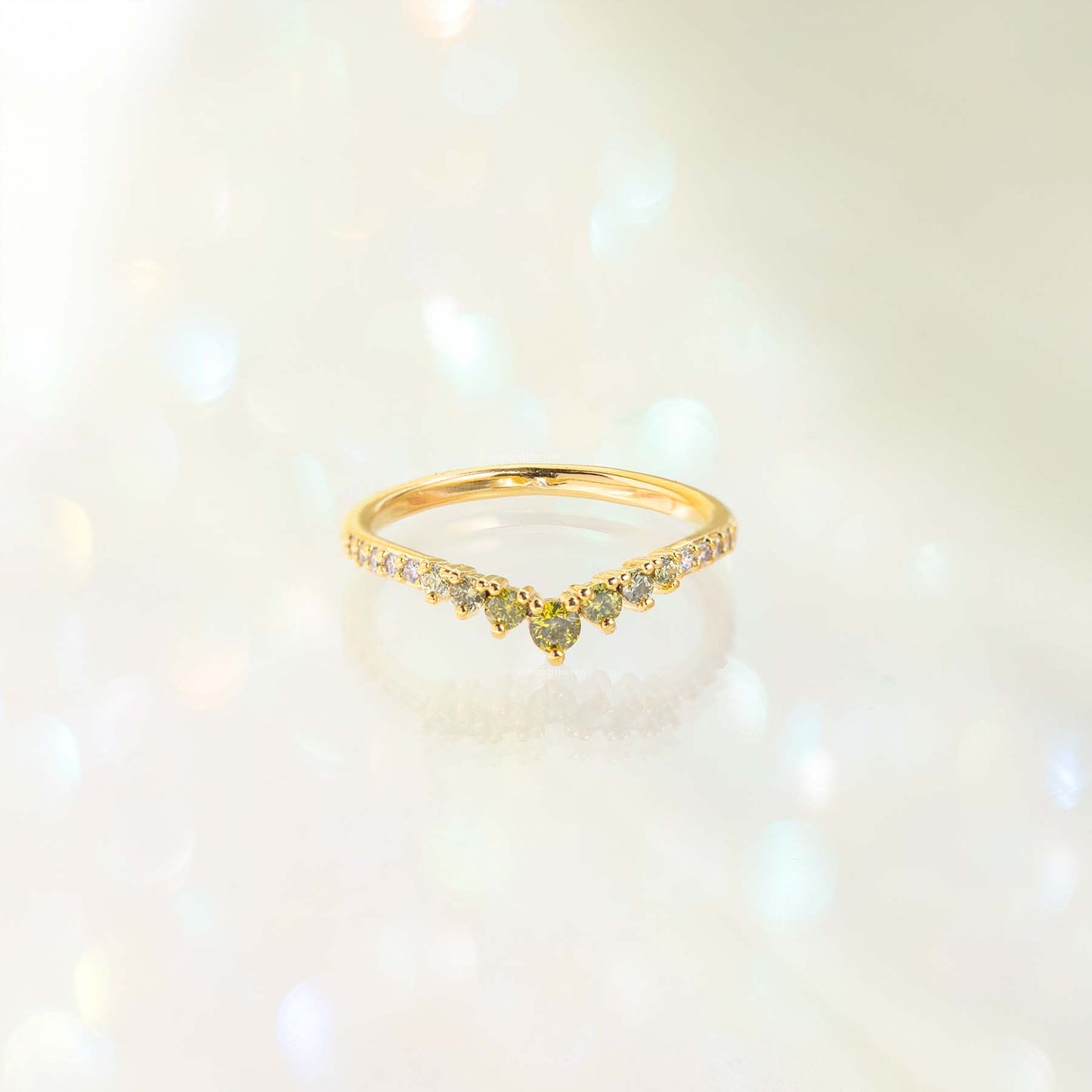 Birthstone Ring: Silver / October / 6