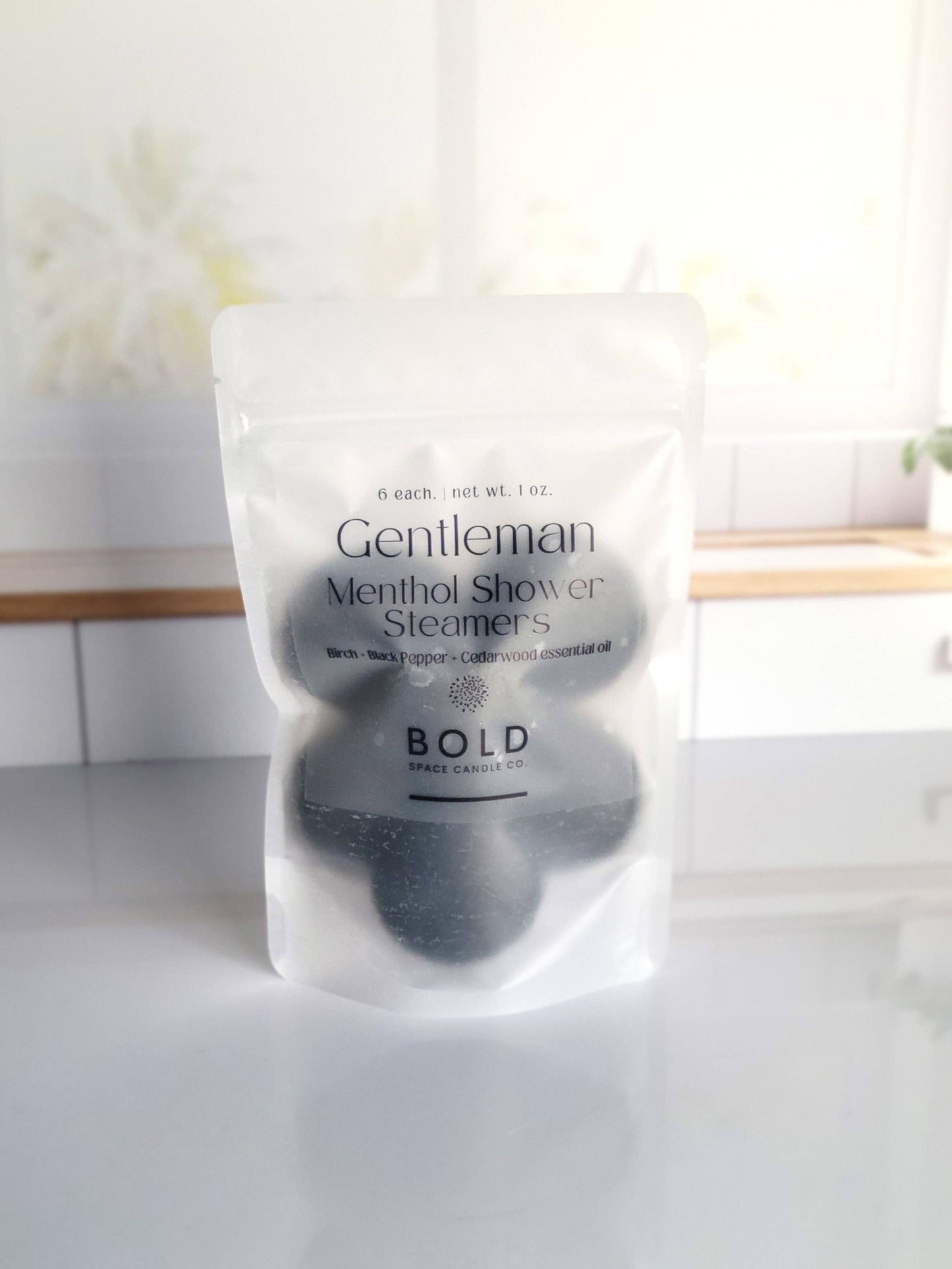 Gentleman- Black Pepper & Cedarwood Shower Steamers - 6 pack