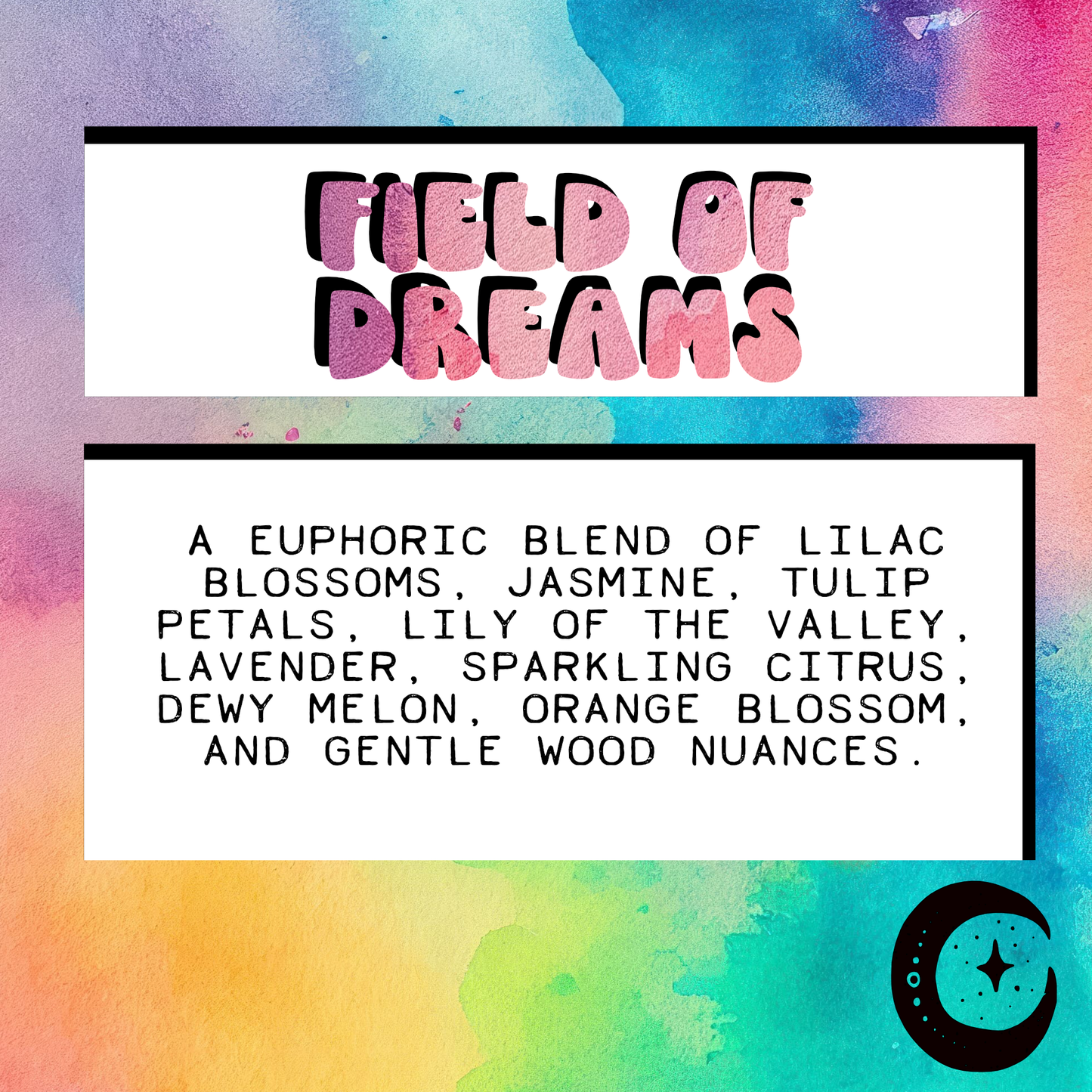 Field of Dreams | 9 Inch Incense Stick | Charcoal Incense
