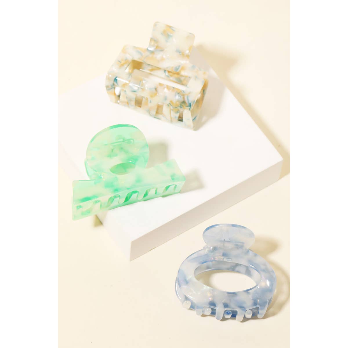 Annette-Geometric Hair Claw Clip