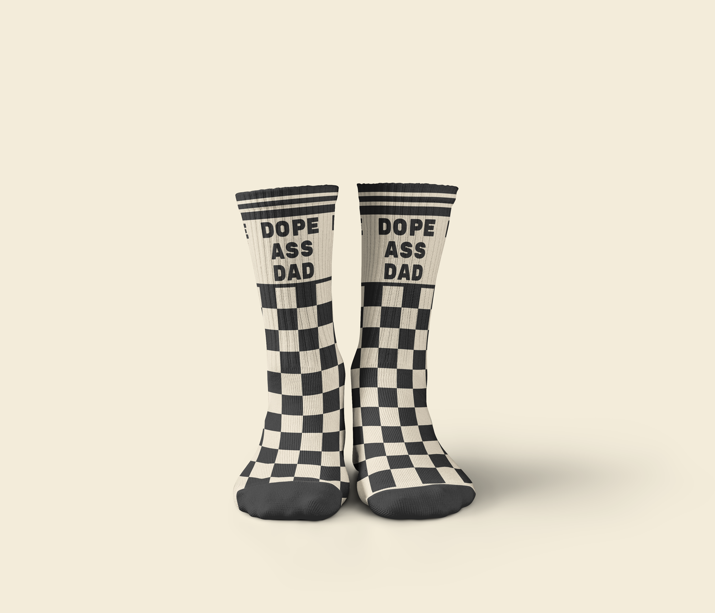 Dope Ass Dad Socks (novelty socks, funny socks, mens gifts)
