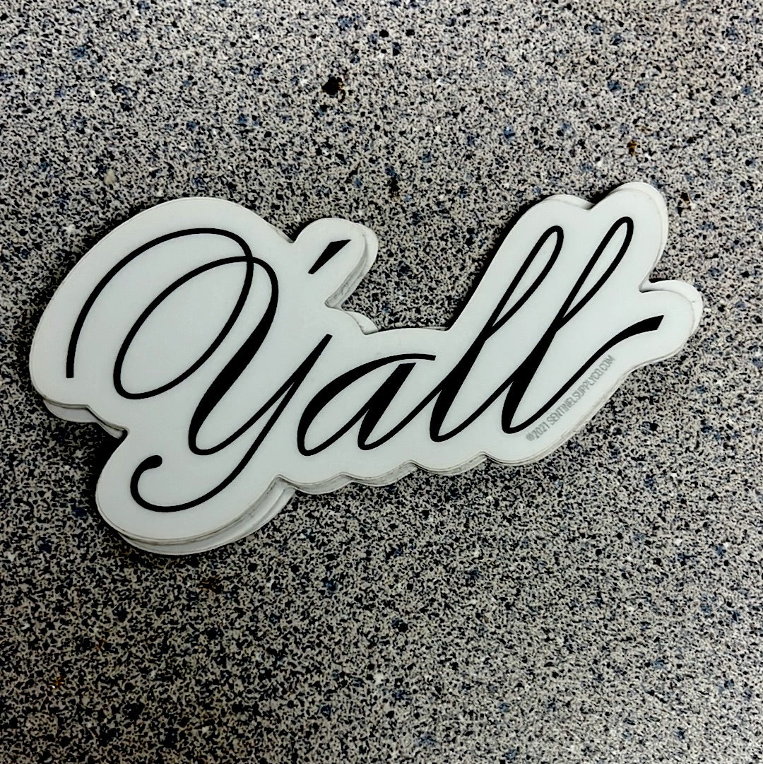 Y’all Sticker
