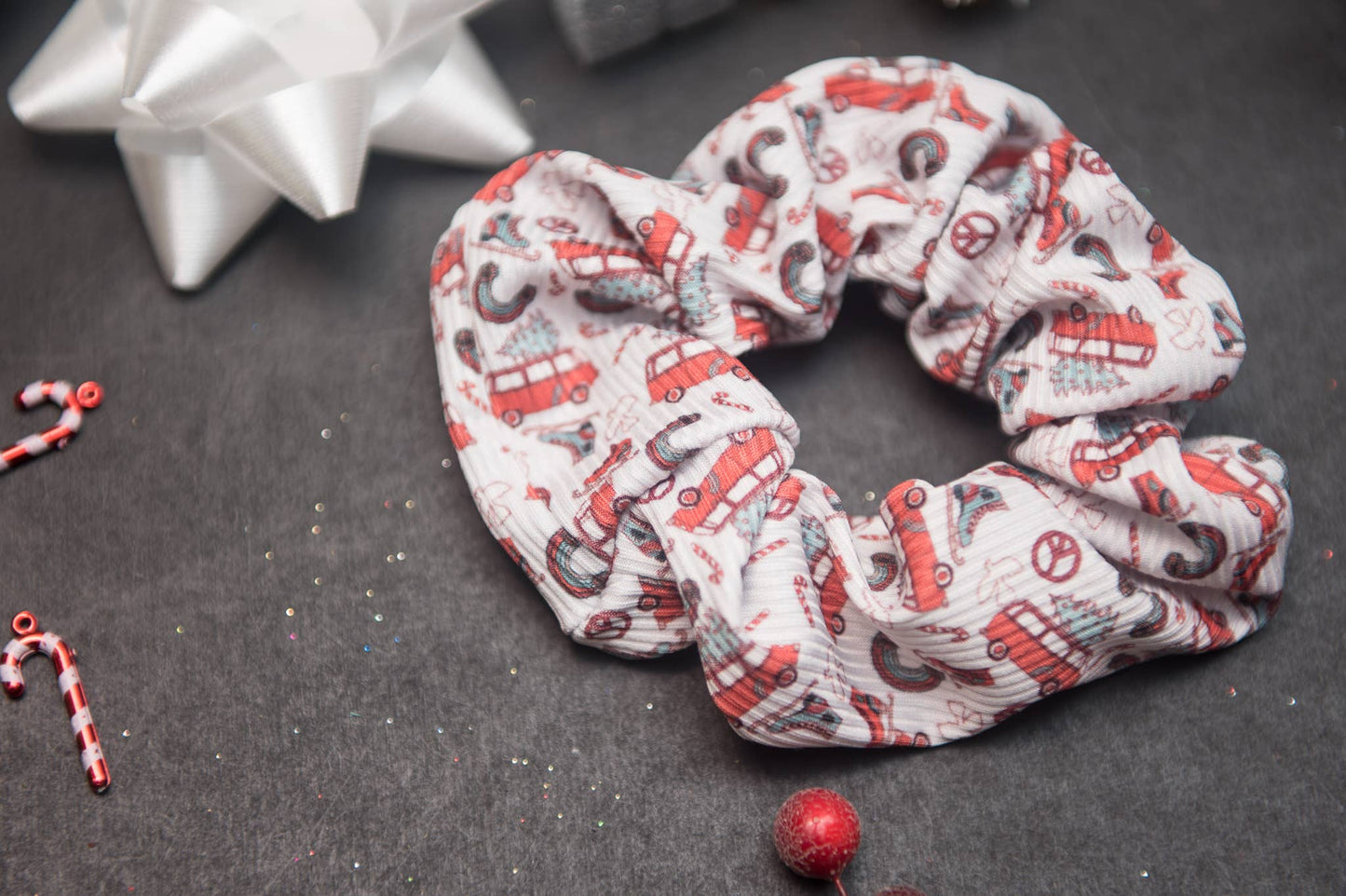 Boho Christmas Van Scrunchie