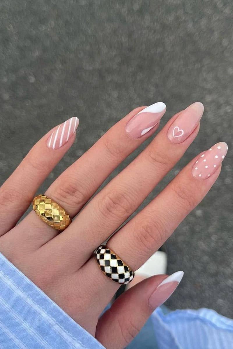 Gold Plated Checker Ring 18K