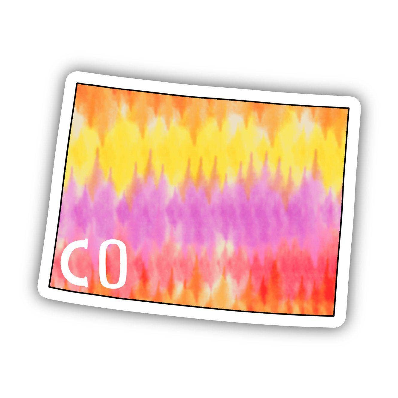 Colorado Tie Dye Sticker