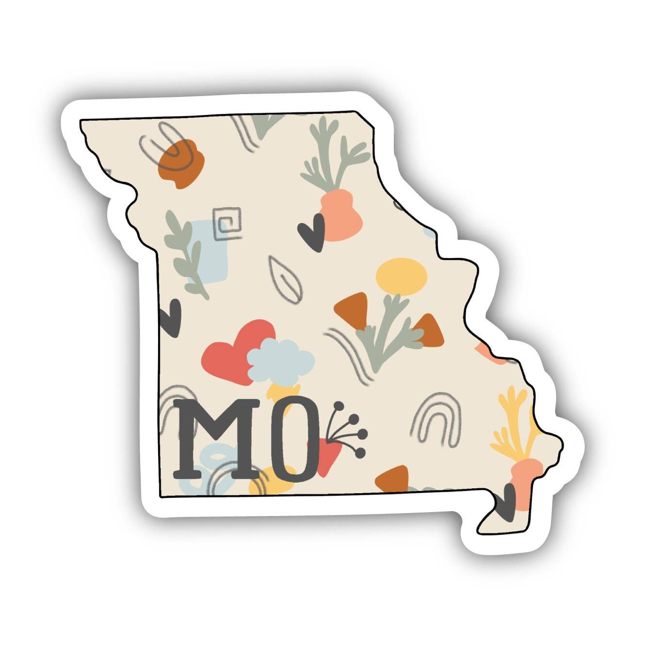 Missouri Abstract Pattern Sticker