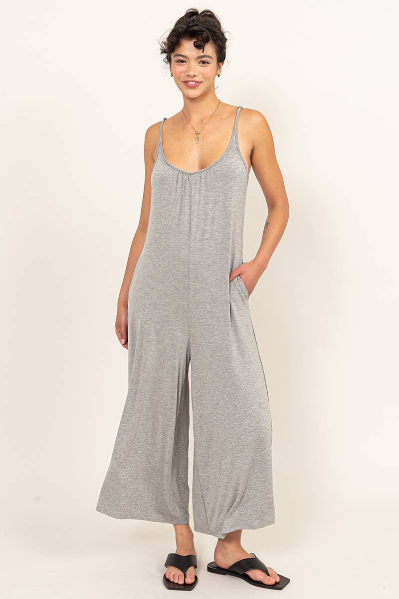 Pita-Jersey Jumpsuit with Pockets