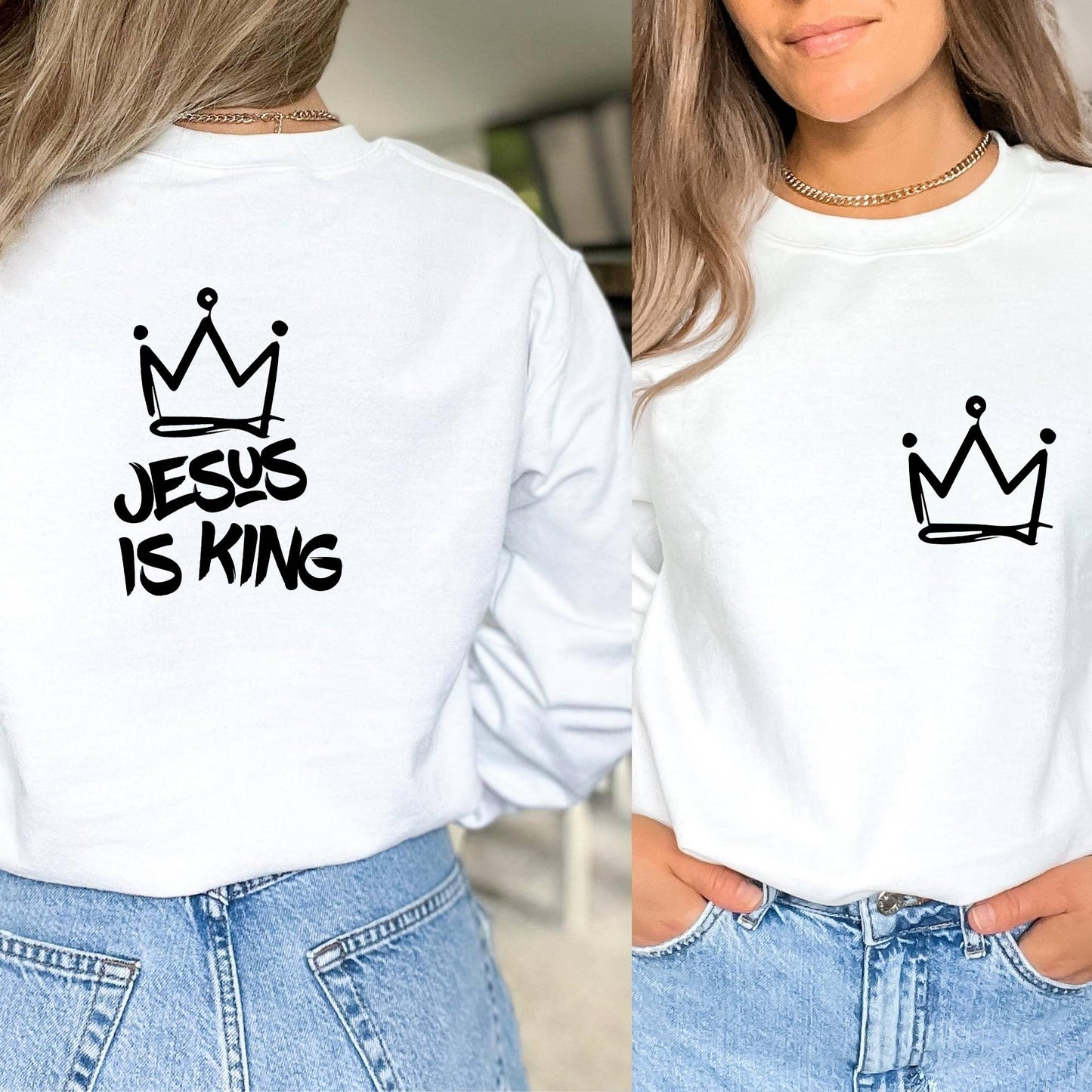 Jesus Is King Front and Back DTF Transfer (Copy)