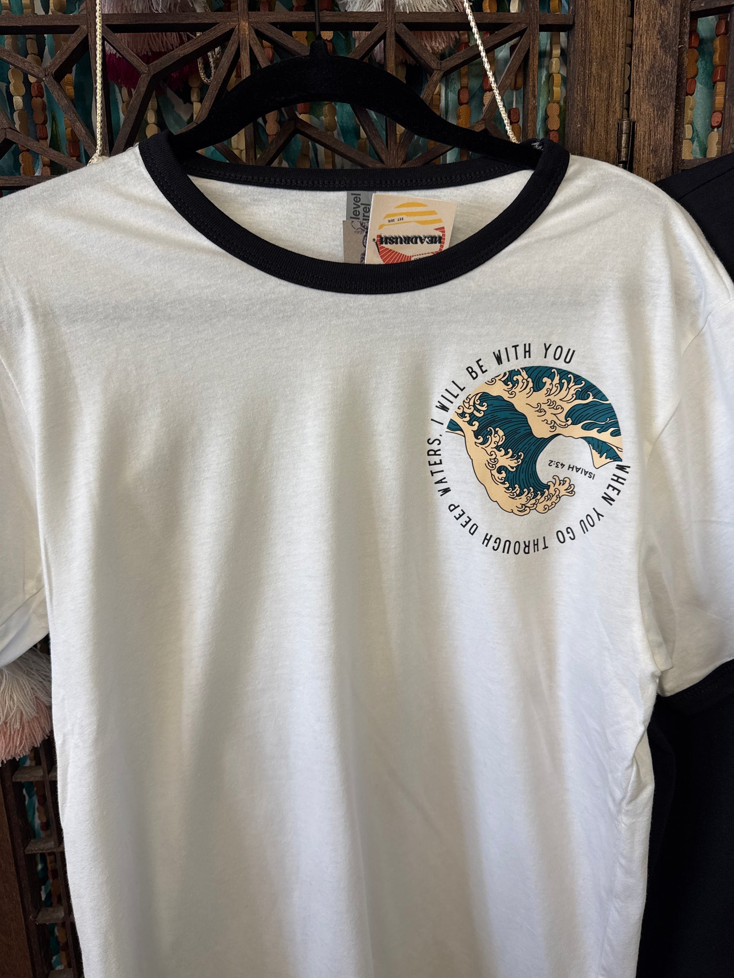 Isaiah 43:2 Graphic Ringer T shirt