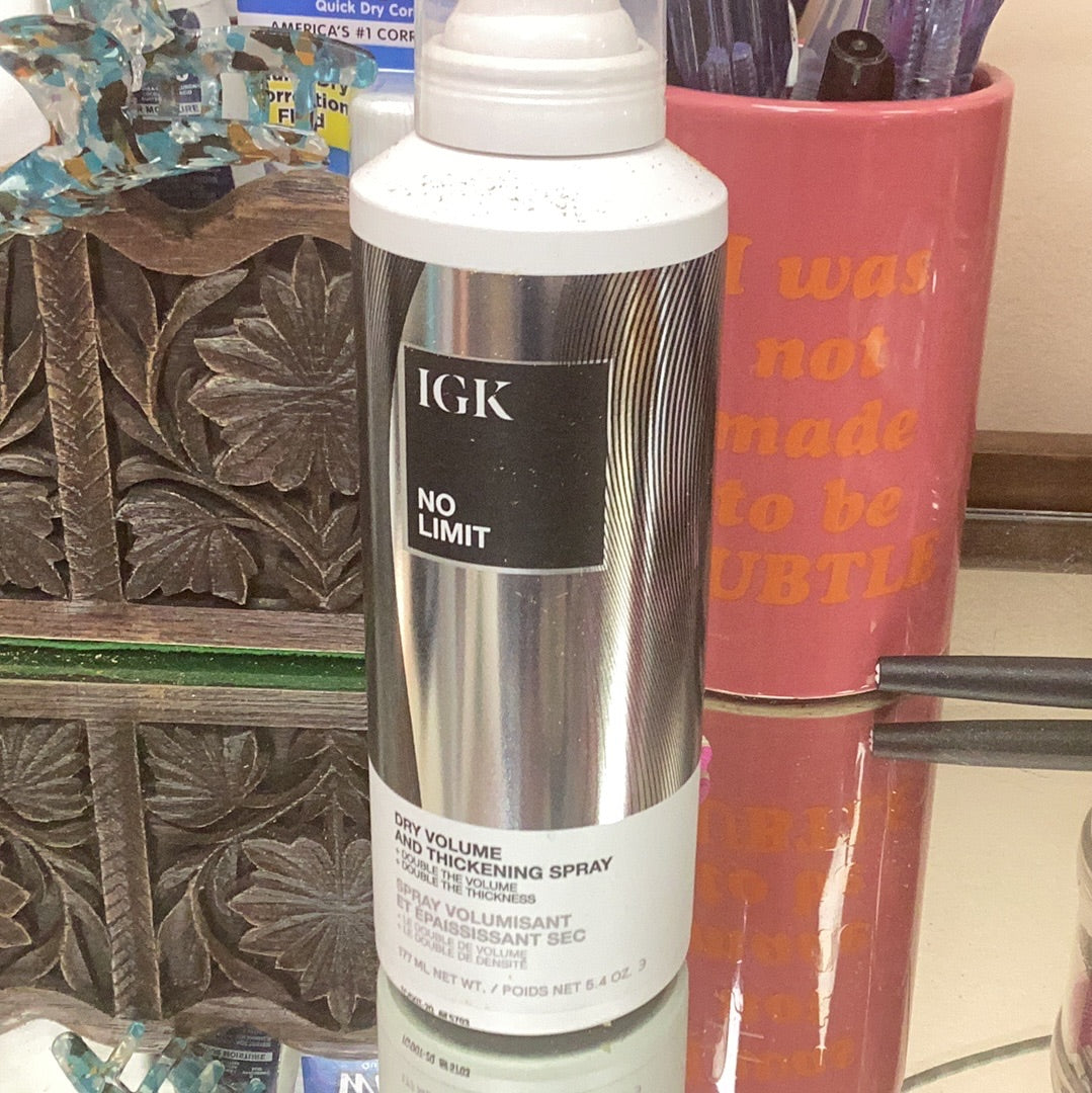 IGK No Limit  Dry Volume and Thickening Spray