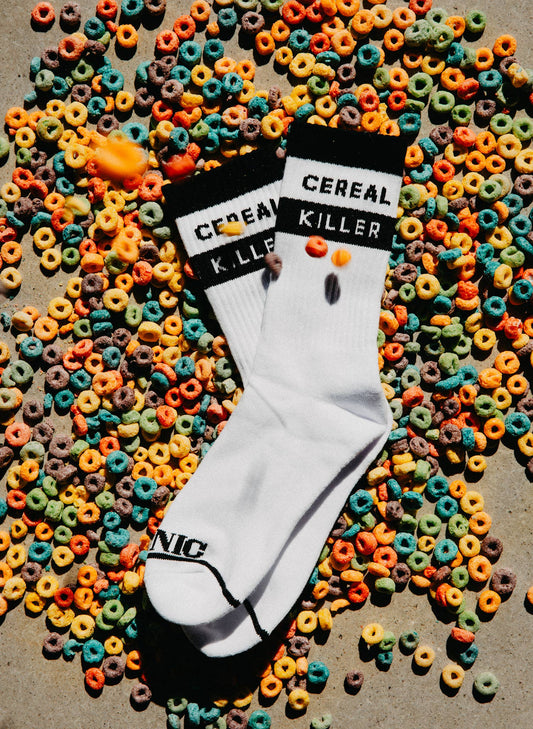 Cereal Killer Vintage Comfy Crew Socks