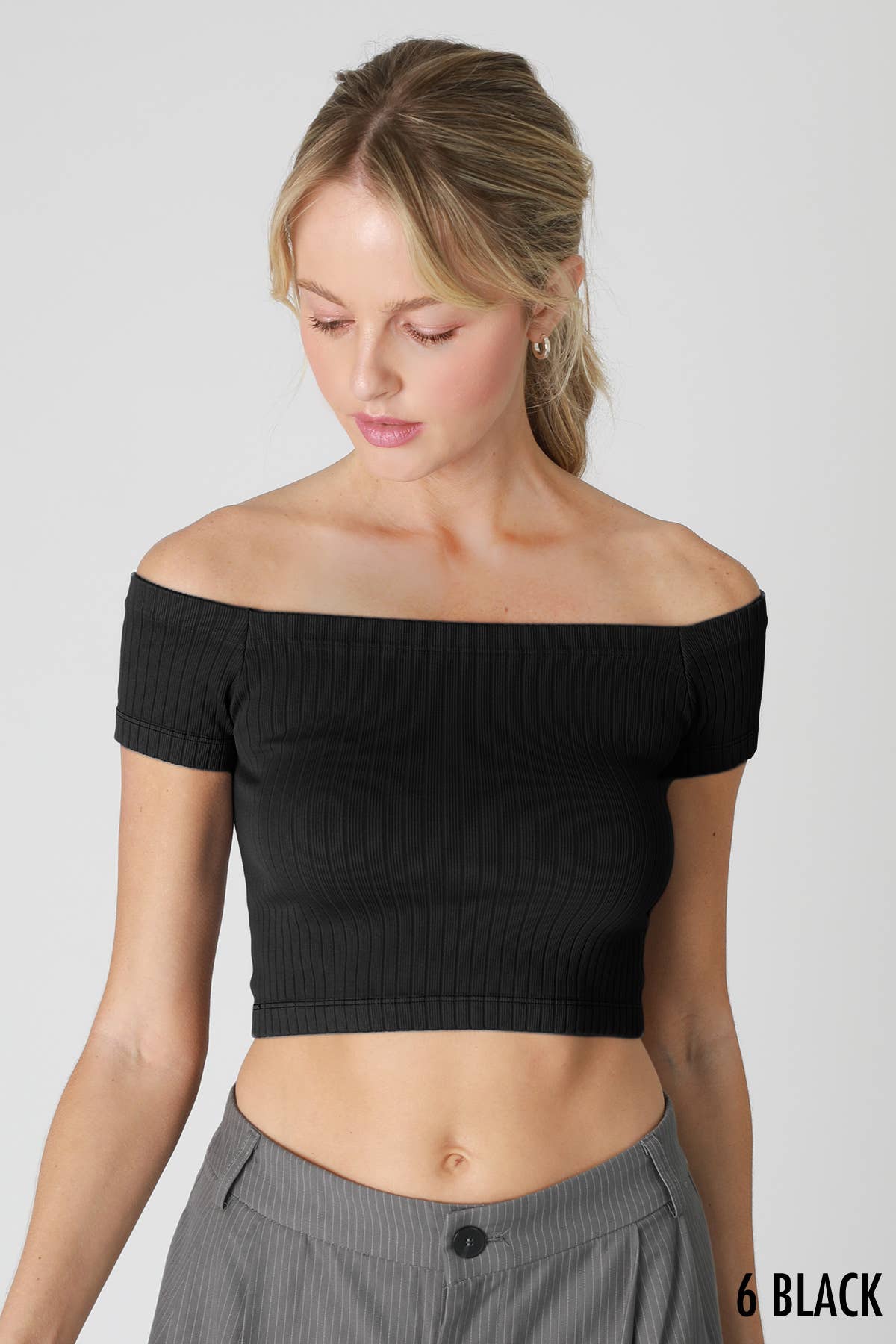 Dixie - Off Shoulder Crop Top