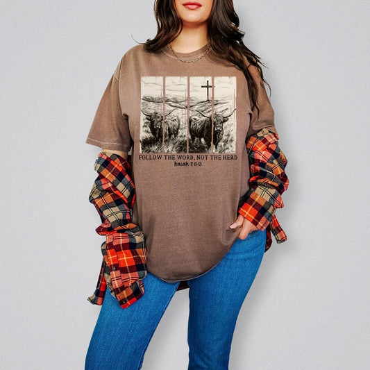 Follow The Word, Not The Herd DTF Heat Transfer