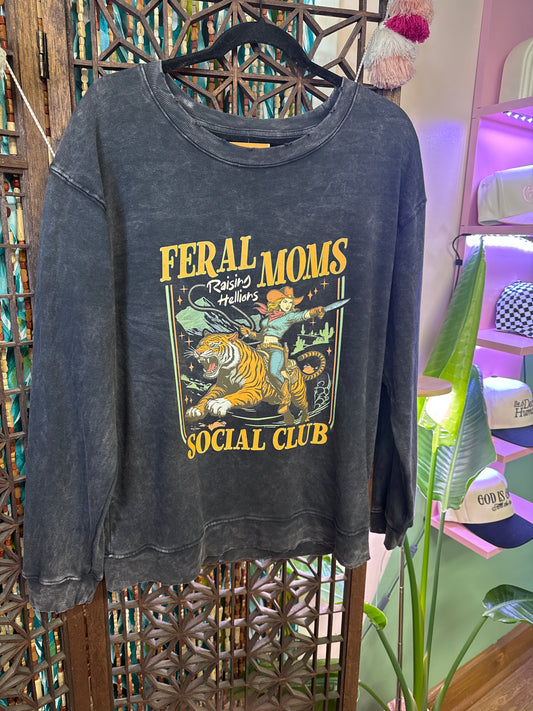Feral moms Long sleeve Shirt