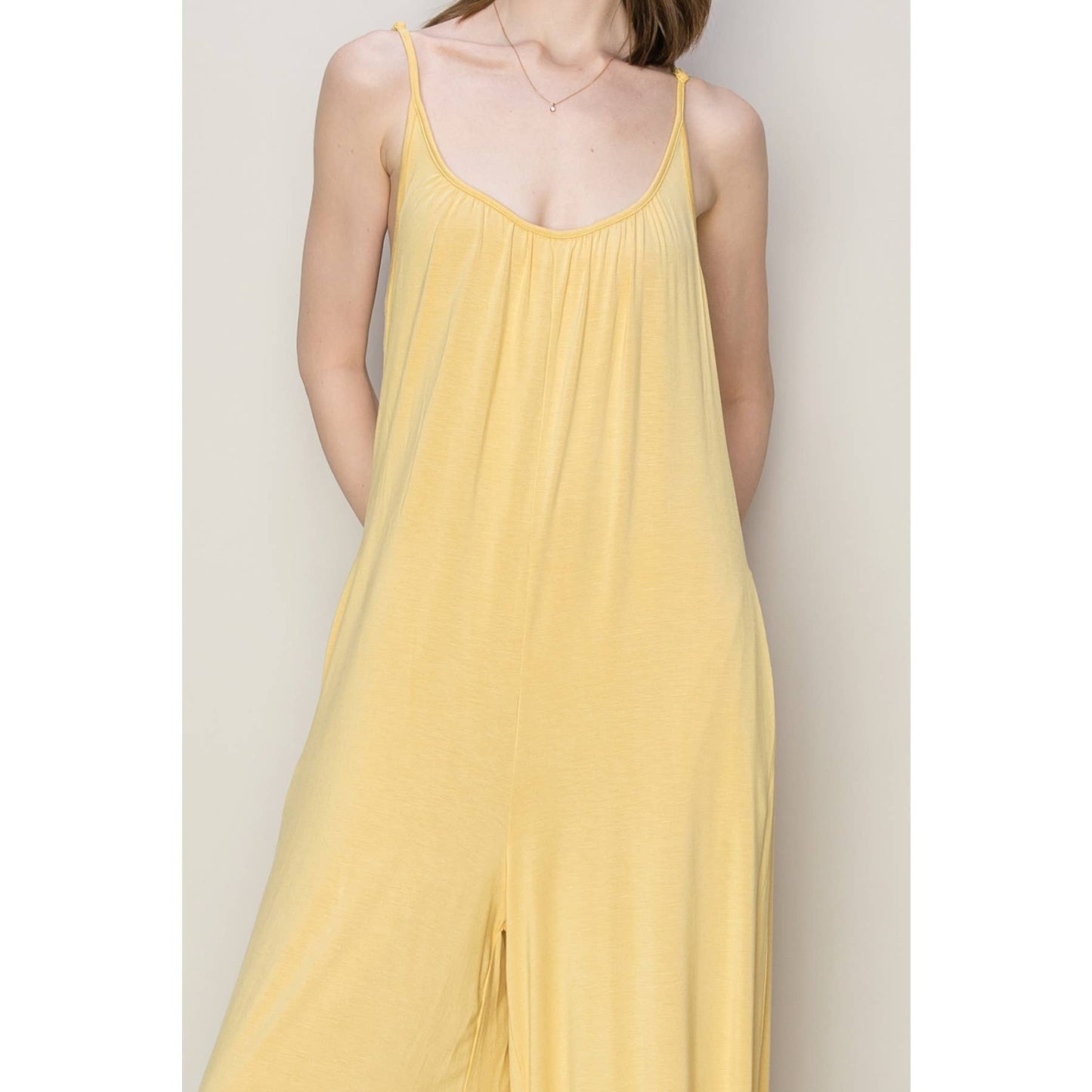 Pita-Jersey Jumpsuit with Pockets