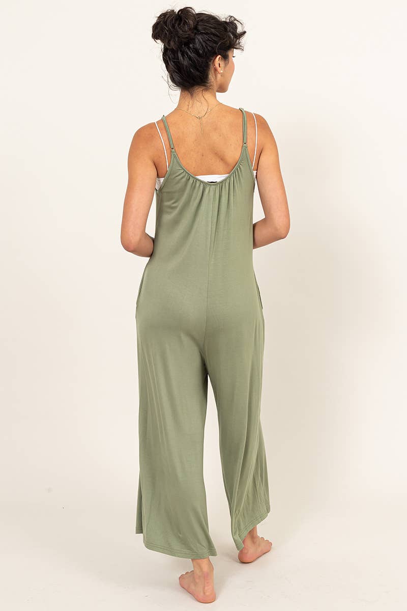 Pita-Jersey Jumpsuit with Pockets