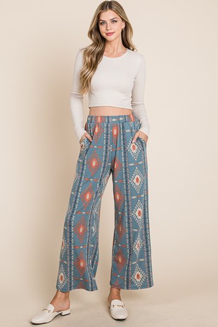 Bohemian Summer Wide Leg Pants