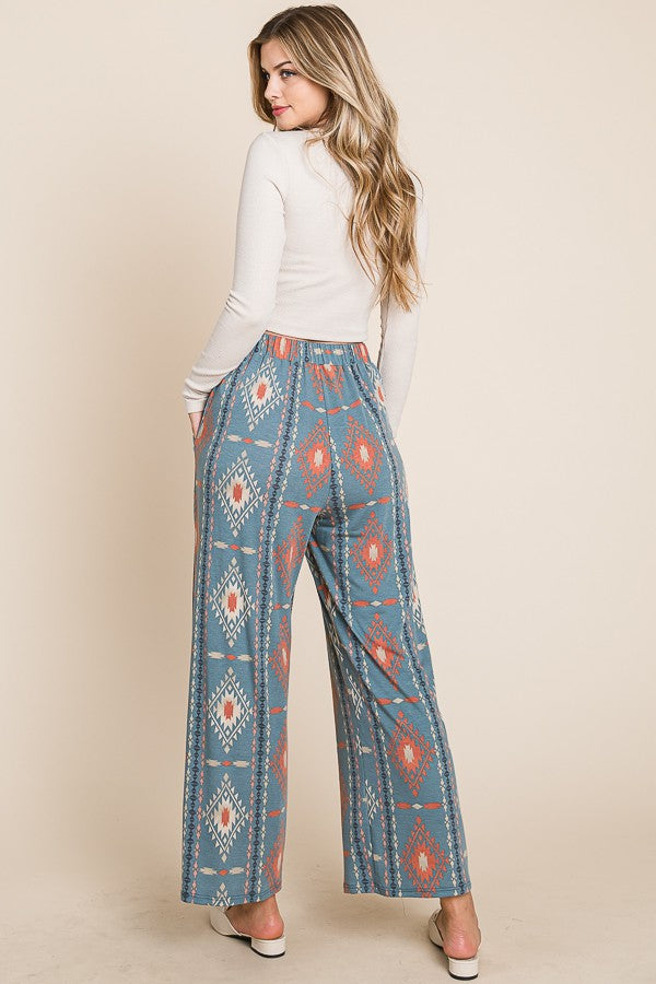 Bohemian Summer Wide Leg Pants