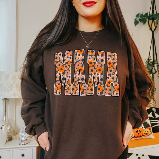 Fall Floral Mama DTF Heat Transfer