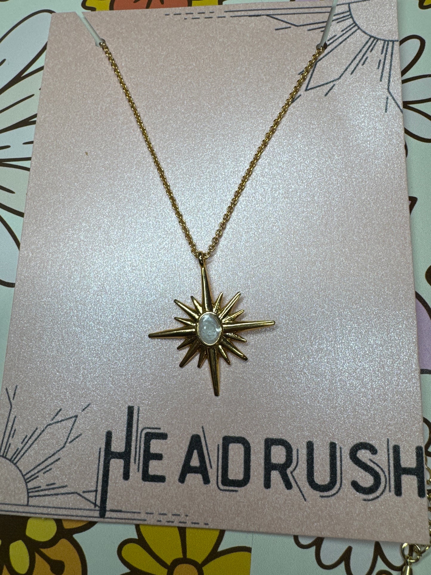 Charisma-Gold Pearl Star Necklace