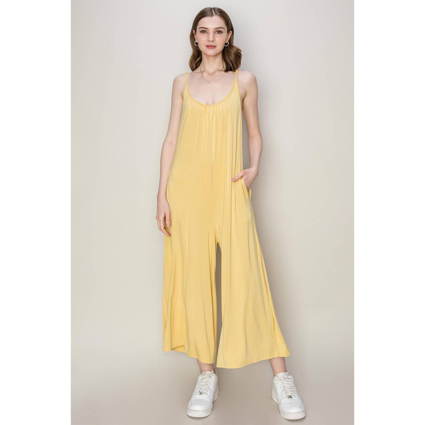 Pita-Jersey Jumpsuit with Pockets