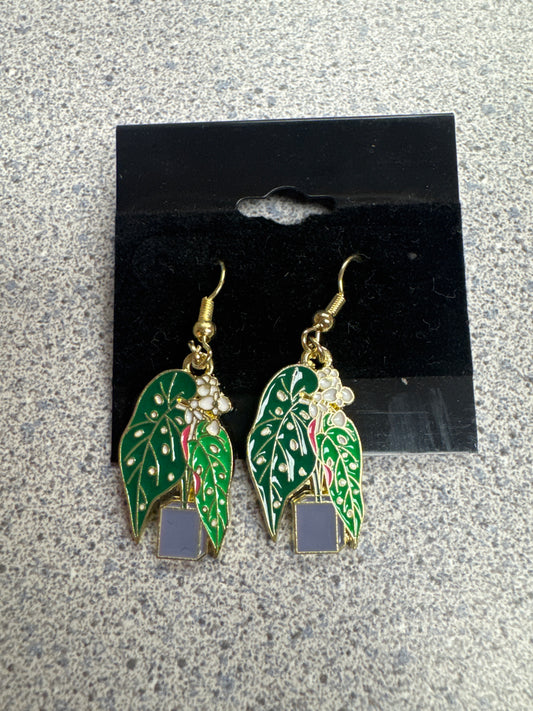 Exotic Plant Mama-Dangle Earrings