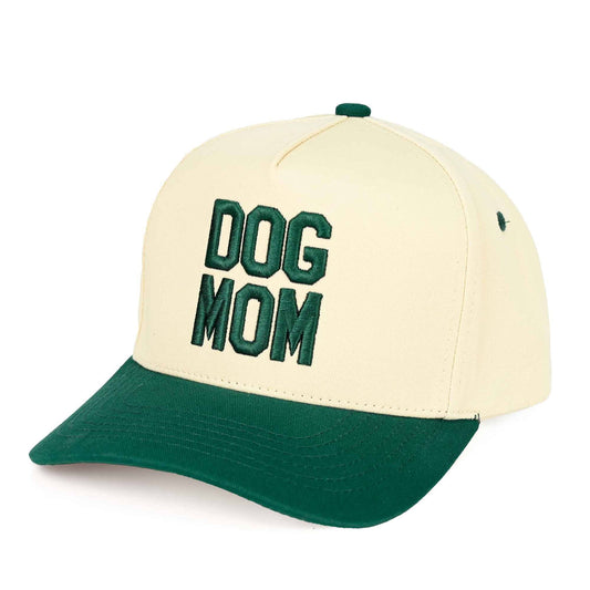 DOG MOM Puff Embroidered Trucker Hat