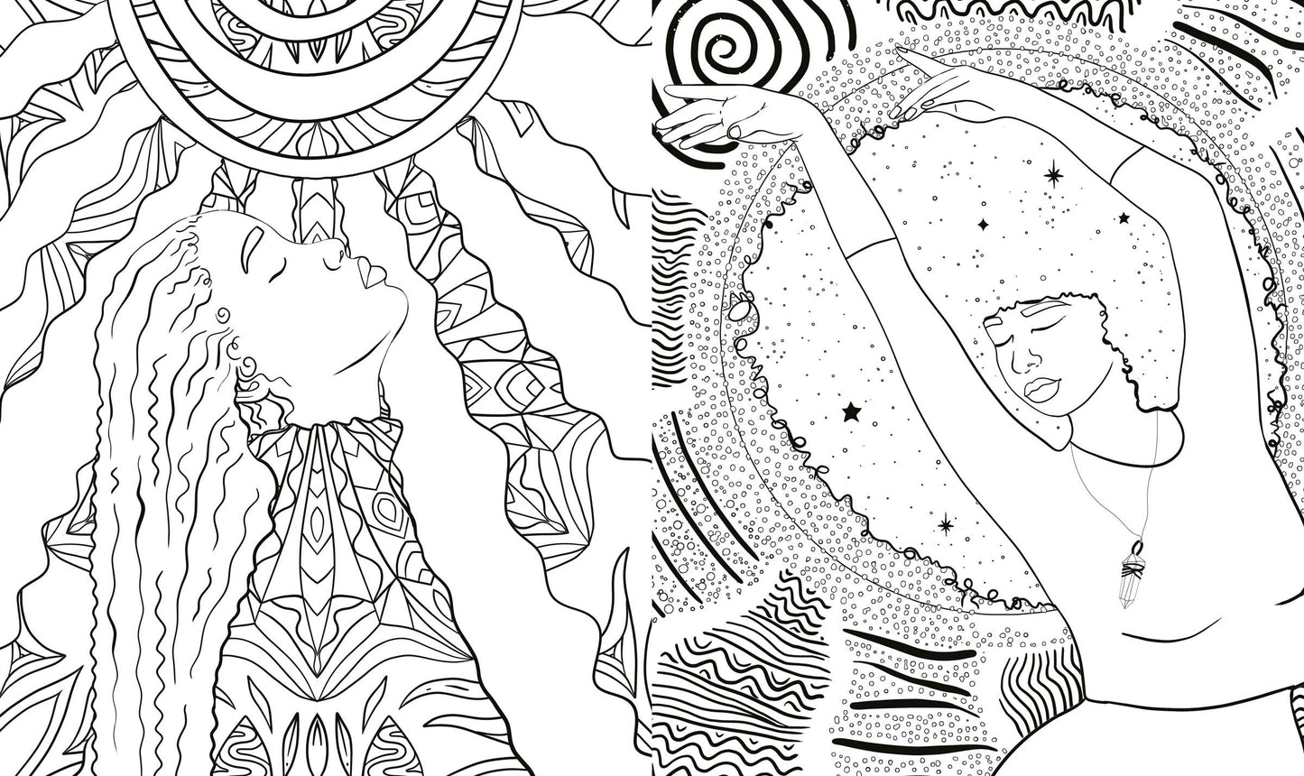 Divine Feminine Coloring Journal