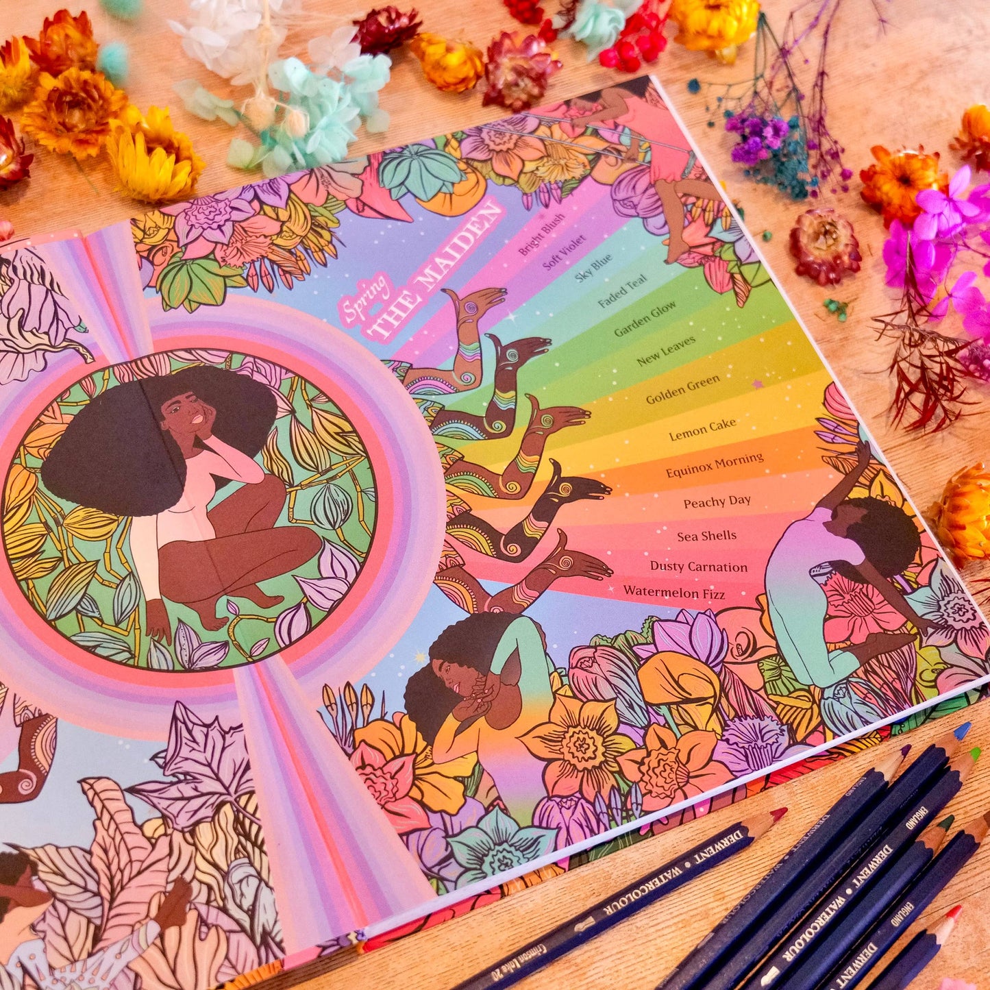 Divine Feminine Coloring Journal