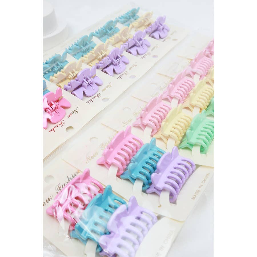 3-Pcs Mini Hair Claw Set