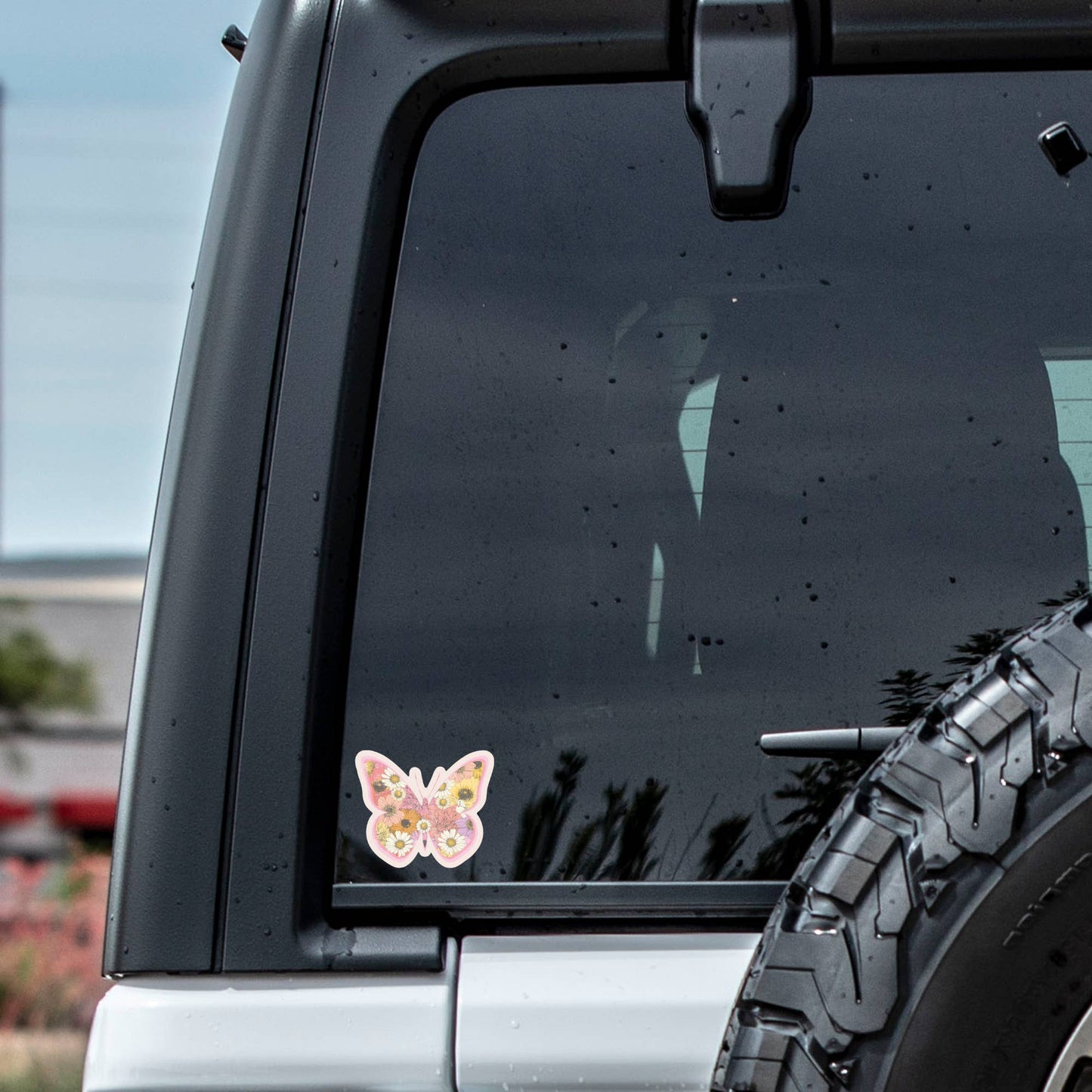 Butterfly Floral Insect Pretty High Quality Vinyl Sticker