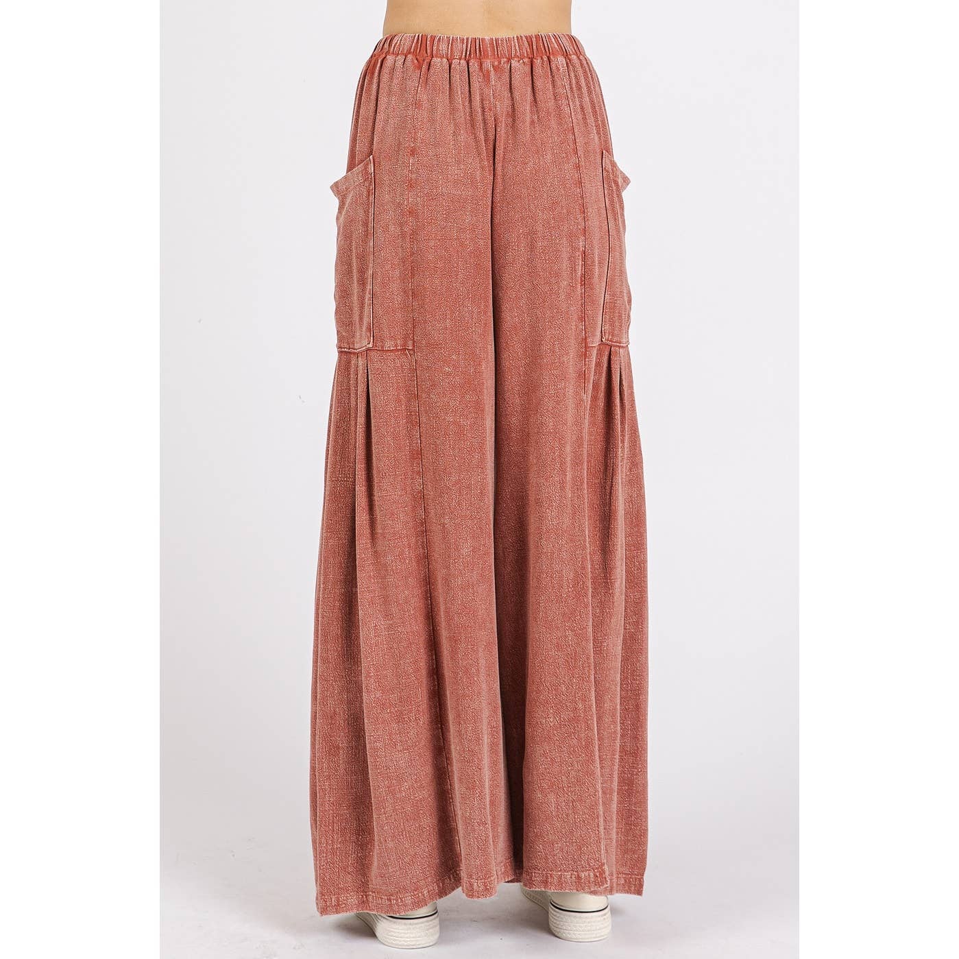 Carmella-Linen Mineral Washed Relaxed Pant