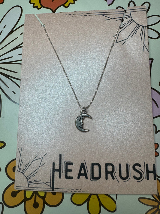 Silver Moon Necklace