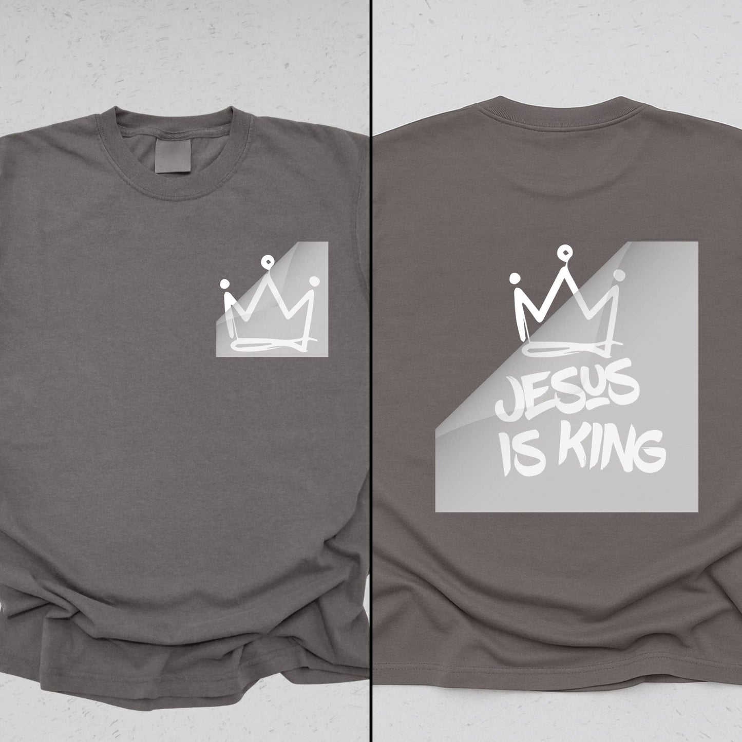 Jesus Is King Front and Back DTF Transfer (Copy)